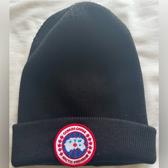 Canada Goose 100% Genuine BLACK Knit Heather w/Artic Logo,UNISEX-One Size,NWT - Picture 6 of 8